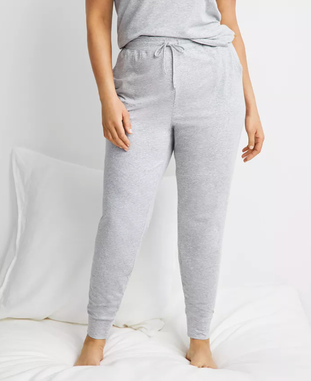State of Day Women's Jogger Pajama Pants Small Heather Gray Sleepwear PJ's NWT